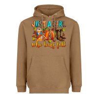 Toasted Coconut Just a girl who loves Fall Heavyweight Hoodie - RanaPortraitStore