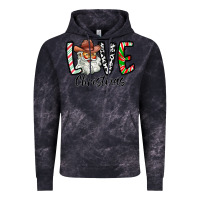 Cloud Black Love Christmas Santa Vintage Hoodie - CowhideDigitalArt