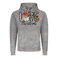 Cloud Rock Love Christmas Santa Vintage Hoodie - CowhideDigitalArt