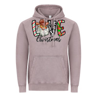 Vintage Zinc Love Christmas Santa Vintage Hoodie - CowhideDigitalArt