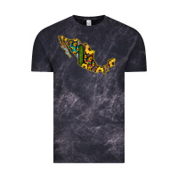 Cloud Black Guerrero Mexico Serape Cactus Sunflower Map Vintage Tee - RanaPortraitStore