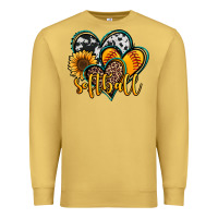 Softball Hearts Premium Sweatshirt | Teevron