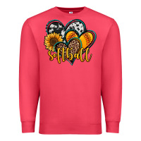 Cardinal softball hearts Premium Sweatshirt - Jasminsmagicworld