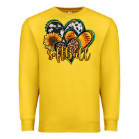 Lemon softball hearts Premium Sweatshirt - Jasminsmagicworld