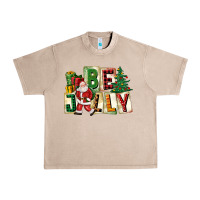 French Oak be jolly santa christmas Urban Heavy Tee - FaDigitalArtStudio