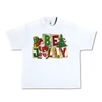 White be jolly santa christmas Urban Heavy Tee - FaDigitalArtStudio