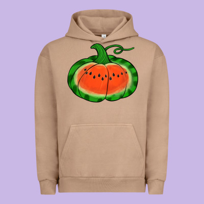 Watermelon Pumpkin Urban Hoodie Designed By Jasminsmagicworld