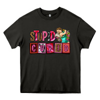 Asphalt stupid cupid with cupid olivia Heavy Core Tee - OliviaCreatesArt