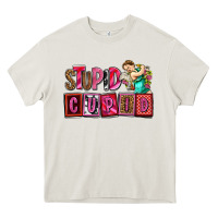 Cream stupid cupid with cupid olivia Heavy Core Tee - OliviaCreatesArt