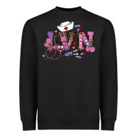 Black valentines day lvn Heavyweight Sweatshirt - RanaPortraitStore