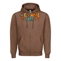 Chestnut Welcome Fall Zipper Hoodie - RanaPortraitStore