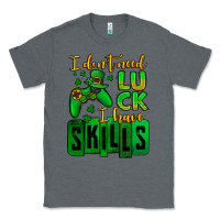 Charcoal Heather St. Patrick's I don't need luck i have skills Classic Tee - OliviaCreatesArt