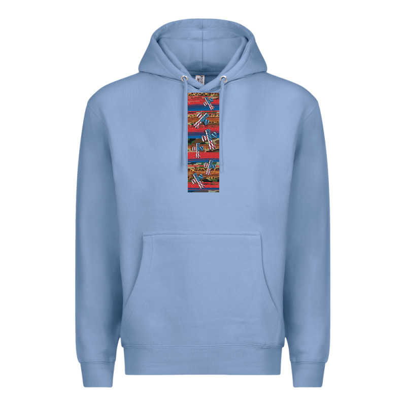 Usa Flag And Cross Penwraps Premium Hoodie by Artiststas | Teevron
