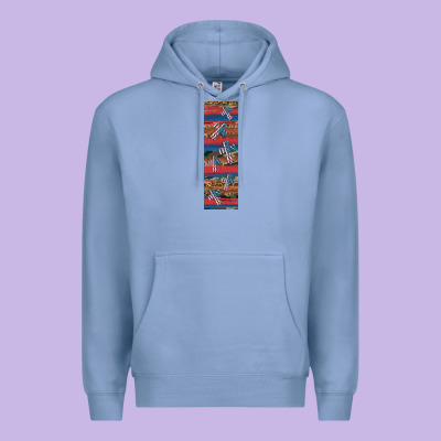 Usa Flag And Cross Penwraps Premium Hoodie Designed By Artiststas