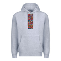 Heather Grey usa flag and cross penwraps Premium Hoodie - Artiststas