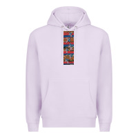 Lilac usa flag and cross penwraps Premium Hoodie - Artiststas