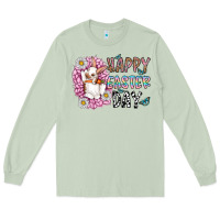 Matcha happy easter day Long Sleeve Tee - CowhideDigitalArt
