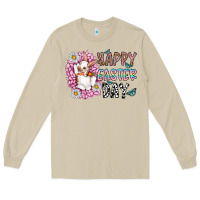 Mushroom happy easter day Long Sleeve Tee - CowhideDigitalArt