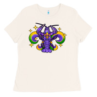 Bone mardi gras crawfish 2 Ladies Tee - FaDigitalArtStudio