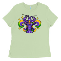 Matcha mardi gras crawfish 2 Ladies Tee - FaDigitalArtStudio