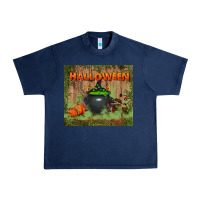 Navy halloween tumbler Urban Heavy Tee - BundleAndBundleShop