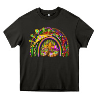 Asphalt mardi gras rainbow Heavy Core Tee - OliviaCreatesArt