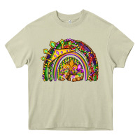Mossy mardi gras rainbow Heavy Core Tee - OliviaCreatesArt