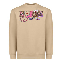 Mushroom valentines day nurse Heavyweight Sweatshirt - RanaPortraitStore