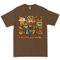 Cacao Happy Thanksgiving Coffee Cups Premium Tee - FaDigitalArtStudio