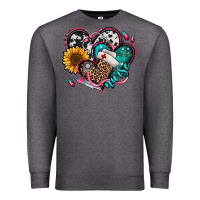 Charcoal Heather nurse hearts Premium Sweatshirt - Jasminsmagicworld