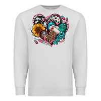 Dove Grey nurse hearts Premium Sweatshirt - Jasminsmagicworld