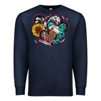 Navy nurse hearts Premium Sweatshirt - Jasminsmagicworld