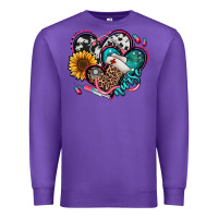 Purple nurse hearts Premium Sweatshirt - Jasminsmagicworld