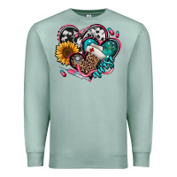 Seafoam nurse hearts Premium Sweatshirt - Jasminsmagicworld