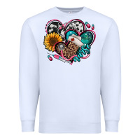 White nurse hearts Premium Sweatshirt - Jasminsmagicworld