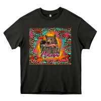 Asphalt mama bear leopard and aztec Heavy Core Tee - RanaPortraitStore
