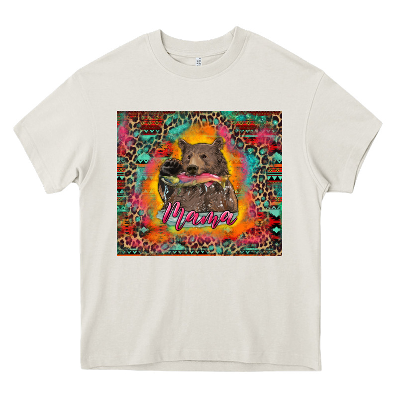 Mama Bear Leopard And Aztec Heavy Core Tee by RanaPortraitStore | Teevron