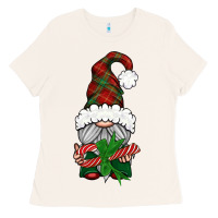 Bone Christmas Gnome With Candy Ladies Tee - BundleAndBundleShop