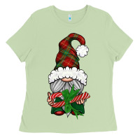 Matcha Christmas Gnome With Candy Ladies Tee - BundleAndBundleShop