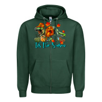 Sports Green T- Rex Tis The Season Zipper Hoodie - RanaPortraitStore