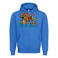True Royal T- Rex Tis The Season Zipper Hoodie - RanaPortraitStore