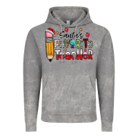 Cloud Rock Santa Favorite Teacher Vintage Hoodie - CowhideDigitalArt