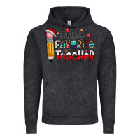 Vintage Black Santa Favorite Teacher Vintage Hoodie - CowhideDigitalArt