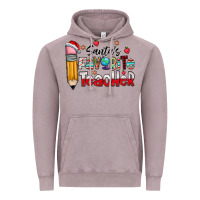 Vintage Zinc Santa Favorite Teacher Vintage Hoodie - CowhideDigitalArt
