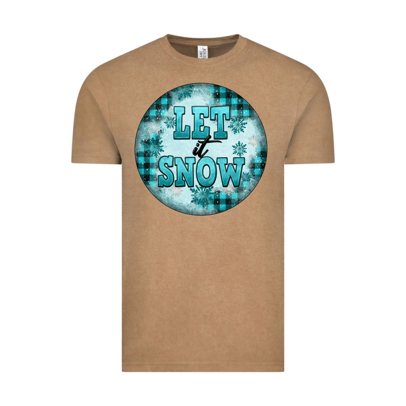 Let It Snow Vintage Tee by FaDigitalArtStudio | Teevron