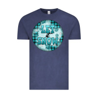 Vintage Denim let it snow Vintage Tee - FaDigitalArtStudio