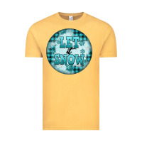 Vintage Mustard let it snow Vintage Tee - FaDigitalArtStudio