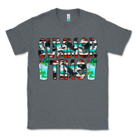 Charcoal Heather Summer Time Cowhide Serape Classic Tee - CowCowDesign