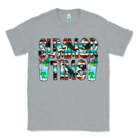 Heather Grey Summer Time Cowhide Serape Classic Tee - CowCowDesign