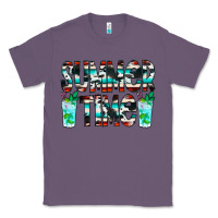 Lavender Summer Time Cowhide Serape Classic Tee - CowCowDesign